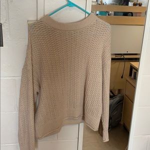 Tan sweater